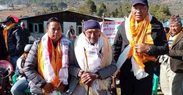 बाम्तीभण्डारमा नेपाली काँग्रेस पार्टी वडा कार्यालयको उद्घाटन तथा भेटघाट कार्यक्रम