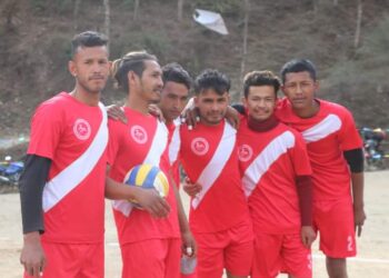 गुम्देलमा खुल्ला अन्तर वडा स्तरीय पुरूष भलिबल प्रतियोगिता सुरू