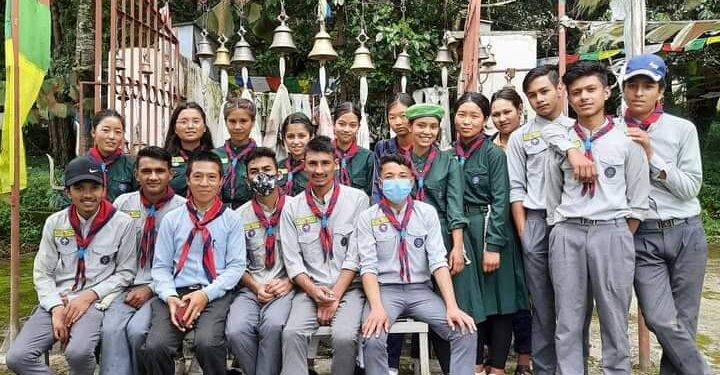 सिद्धेश्वर मा.वि.काे स्काउट विद्यार्थीले गर्यो भूमेथान मन्दिर सरसफाइ कार्य