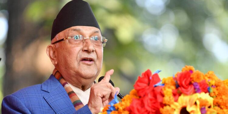 वामपन्थी एकता भाँडने माधव नेपाल र प्रचण्ड हुन् : ओली