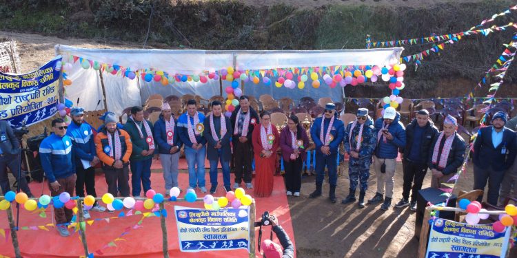 चौथो पालिका स्तरीय राष्ट्रपति रनिङ शिल्ड खेलकुद प्रतियोगिता चन्द्रज्योति माविमा सुरु