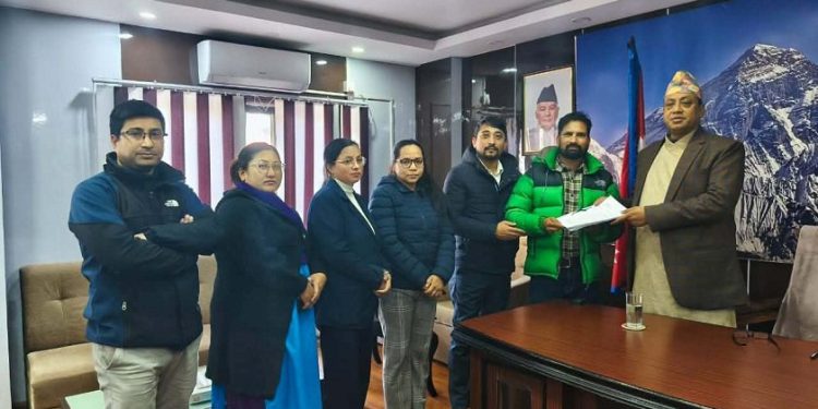 वृत्ति विकास र कानुन संशोधन माग गर्दै बागमतीका कम्प्युटर अपरेटर