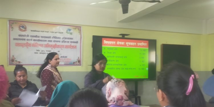 कुम्बुकास्थलीमा बालमैत्री स्थानीय शासन घोषणा प्रक्रिया सम्बन्धि नीतिगत कार्ययोजना निर्माण अभिमुखिकरण सम्पन्न