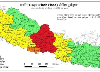 यी जिल्लामा बाढीको अति उच्च जोखिम (विवरणसहित)