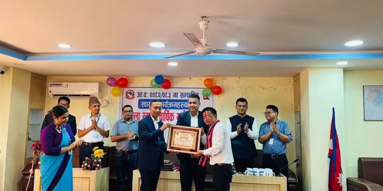 रामेछापमा वार्षिक कार्यसम्पादनको हिसाबले स्वास्थमा उमाकुण्ड गाउँपालिका प्रथम